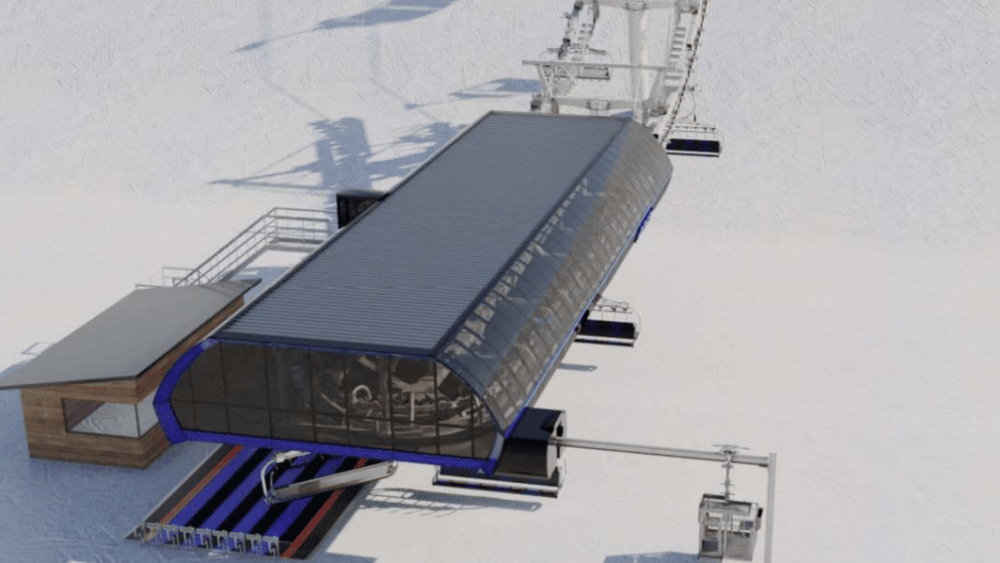 Dalstation ROSTA lift in Les Gets.